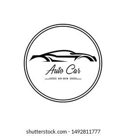 Auto car logo design, icon, Vector, illustration