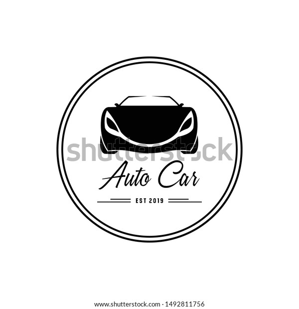 Auto car logo\
design, icon, Vector,\
illustration