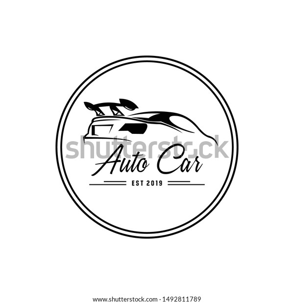 Auto car logo\
design, icon, Vector,\
illustration