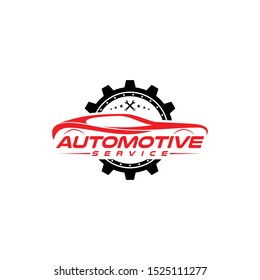 Auto car logo design. Car service logo template