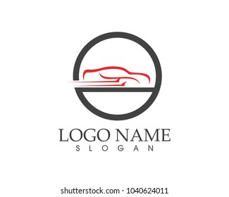 Auto car logo design template