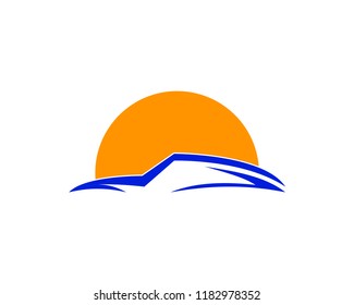 auto car logo design template