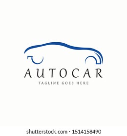 Auto car logo design template. Vector illustration