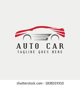 Auto car logo design template. Vector illustration