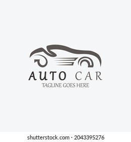 Auto car logo design template. Vector illustration