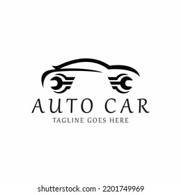 Auto Car Logo Design Template Vector Stock Vector (Royalty Free ...