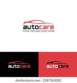 Auto car logo design template