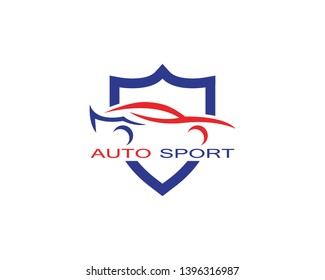 Auto car logo design vector