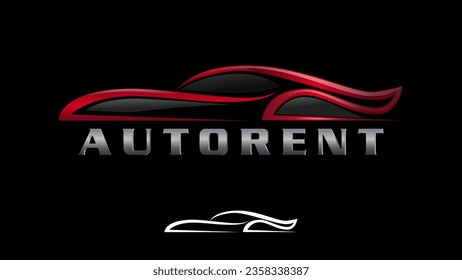 Auto-Auto-Logo Design, Vektorvorlage. Logo der Automobil-Marke.