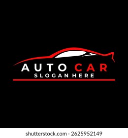 Auto carro logotipo design vetor. carro esporte logotipo design vetor modelo