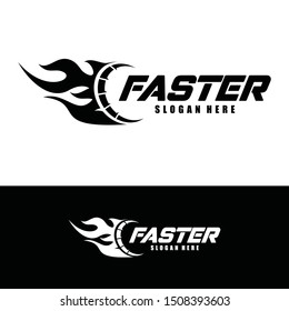 auto car, car logo and faster logo vector