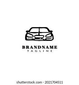 diseño de icono de logotipo de auto diseño de vector moderno