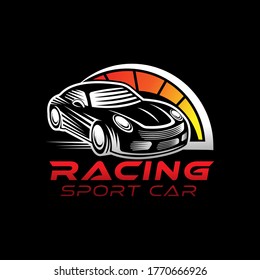 Auto Car Logo icon Vector Illustration template. Modern Sport Car vector logo icon silhouette design. Auto Car logo vector illustration for car repair, dealer, garage and service.