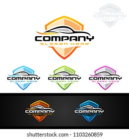 Auto Car Logo for Sport Cars, Rent, wash or Mechanic