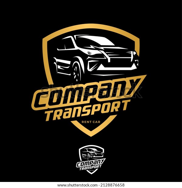 Auto Car Logo,\
Sports car logo illustration, Perfect logo for automotive industry\
car related business with\
shield