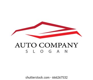 Auto car logo template icon