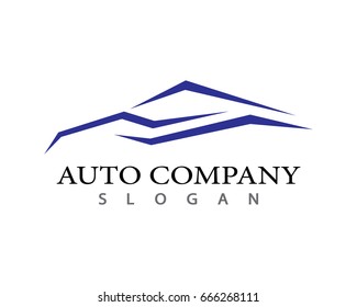 Auto car logo template icon