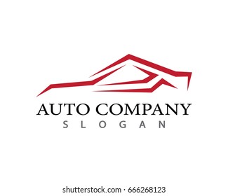 Auto car logo template icon