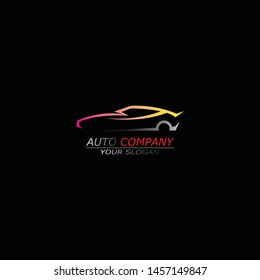 Auto car Logo Template vector icon