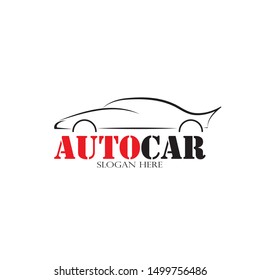 Auto car Logo Template vector icon
