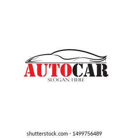 Auto car Logo Template vector icon
