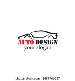 Auto car Logo Template vector icon
