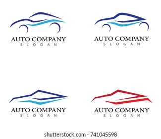 Auto car Logo Template vector icon illustration design