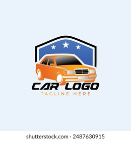 auto car logo vector design template 
