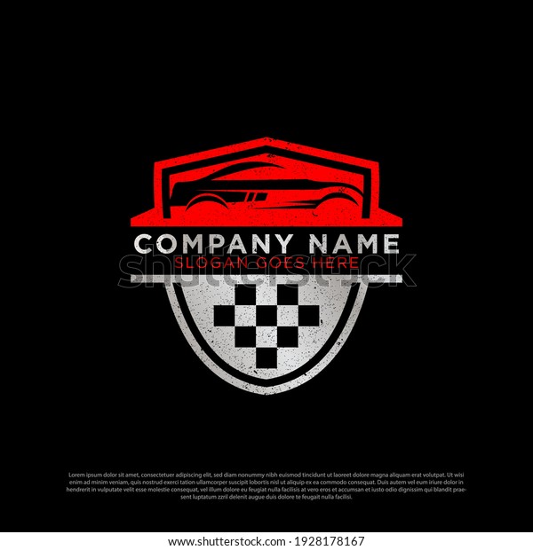 auto car modification logo vector image, repair\
automotive logo shield