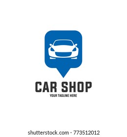 Auto Car Point Automotive Logo Design Template