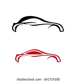 Auto Car Racing Logo template