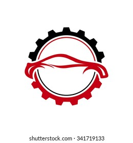 Auto Car Racing Logo template