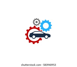 Auto Car Repair Logo Design Element