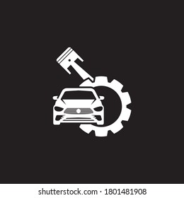 Plantilla vectorial de diseño del logotipo del servicio de auto