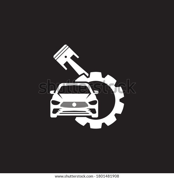 Auto car service\
logo design vector\
template