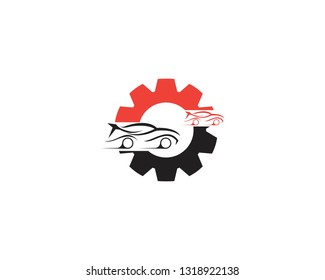 Auto car service logo template