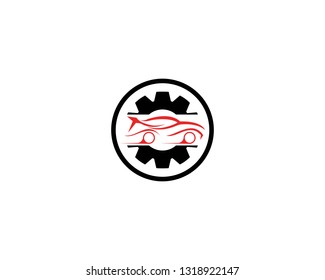 Auto car service logo template