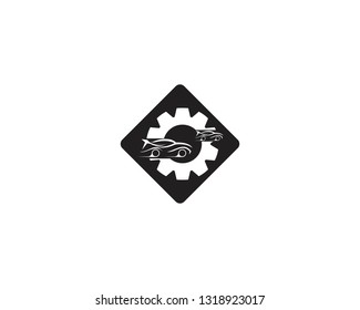 Auto car service logo template