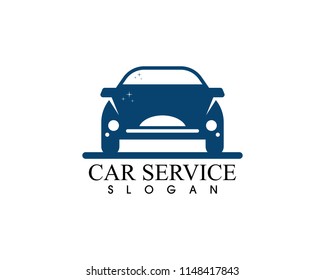 Auto car service logo vector template