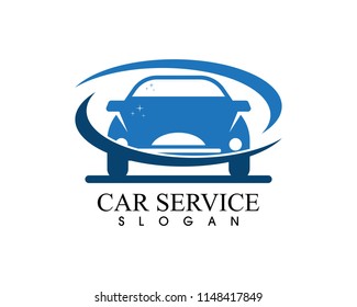 Auto car service logo vector template