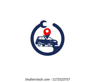 Auto car service logo vector
