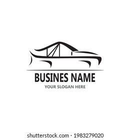 Auto car service logo vector template