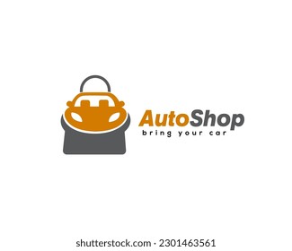 auto car shop icon symbol logo design template illustration inspiration