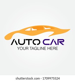 Auto Car Vector Logo Template