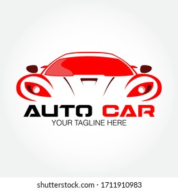 Auto Car Vector Logo Template