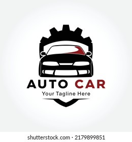 Plantilla de logotipo de vectores de auto