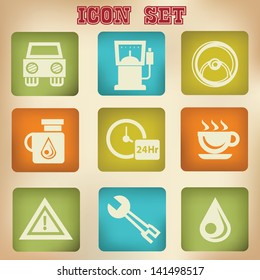 Auto car  vintage icons,vector