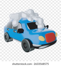 Auto Care 3D Icons Render Clipart  High-Quality 3D Graphics for Car Maintenance, Repair and Detailing Services