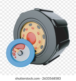 Auto Care 3D Icons Render Clipart  High-Quality 3D Graphics for Car Maintenance, Repair and Detailing Services