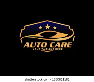 Auto Care Brand Logo Design Concept Element,identity